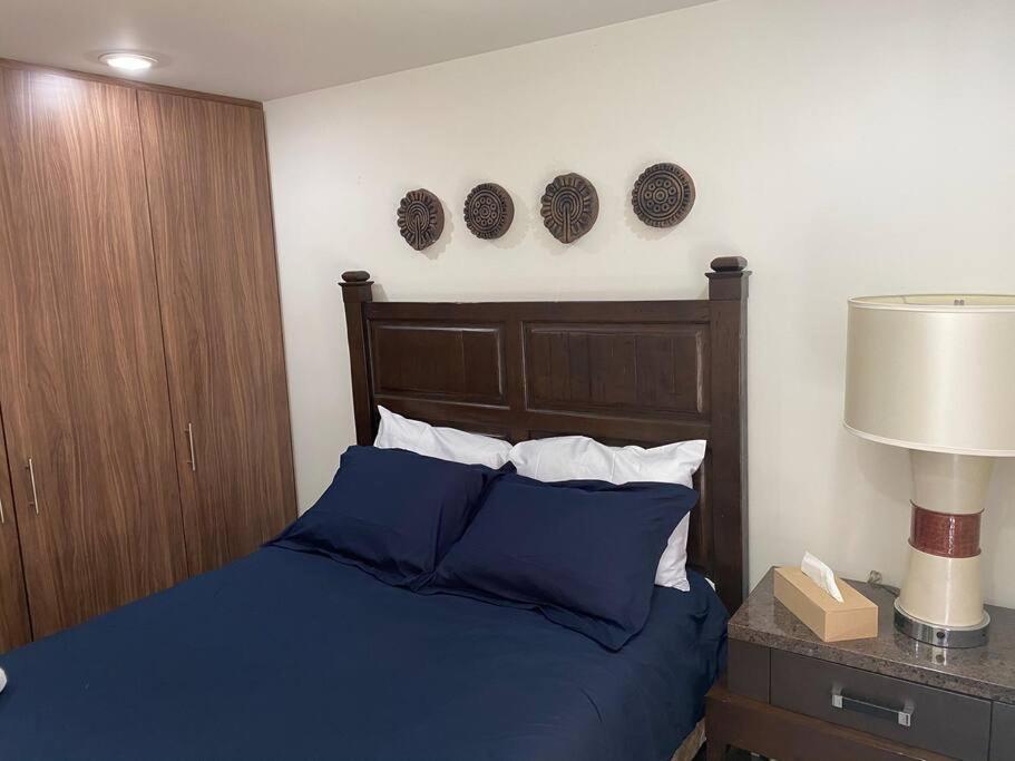 GRAN UBICACIÓN, en la zona de SANTA FE, KING BED Vila Cidade do México Exterior foto